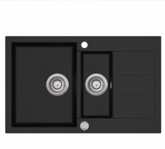 Мойка AquaSanita  Tesa SQT 151 601 AW black metallic