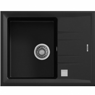 Кухонная мойка Teka STONE 45 S-TG 1B 1D карбон (автоматический слив)