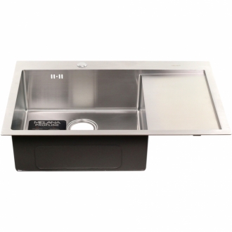 Кухонная мойка врезная MELANA D7851H-L Profline Сатин 3,0/200 левая