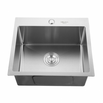 Кухонная мойка врезная MELANA H5040F Profline Сатин 3,0/200 с коландером