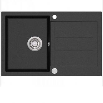 Мойка AquaSanita  Tesa SQT 101 601 AW black metallic