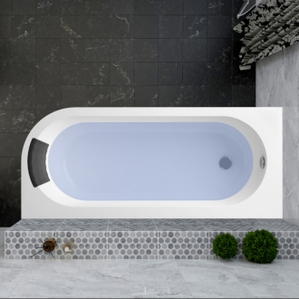 Акриловая ванна Lavinia Boho Art II 170*72,5 L с силиконовым подголовником