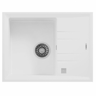 Кухонная мойка Teka STONE 45 S-TG 1B 1D белый (автоматический слив)