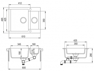 Кухонная мойка Teka Clivo 60 S-TQ алюминий