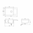 Мойка AquaSanita Tesa plus SQT 105 222 AW graphite