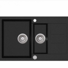 Мойка AquaSanita  Tesa SQT 151 601 AW black metallic
