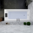 Акриловая ванна Lavinia Boho One 140*70 с силиконовым подголовником