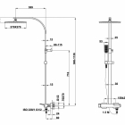 Душевая система со смесителем Teka Formentera 622980200