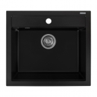 Мойка AquaSanita Quadro SQQ 100 601 W black metallic