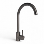 Смеситель для кухни Nordline STONE с высоким изливом оружейная сталь