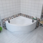 Акриловая ванна Lavinia Boho Aveo 140*140 с силиконовым подголовником