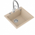 Кухонная мойка Teka FORSQUARE 50.40 TG авена бежевый (автоматический слив)