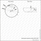 Раковина накладная MELANA  mln-a047(7010)